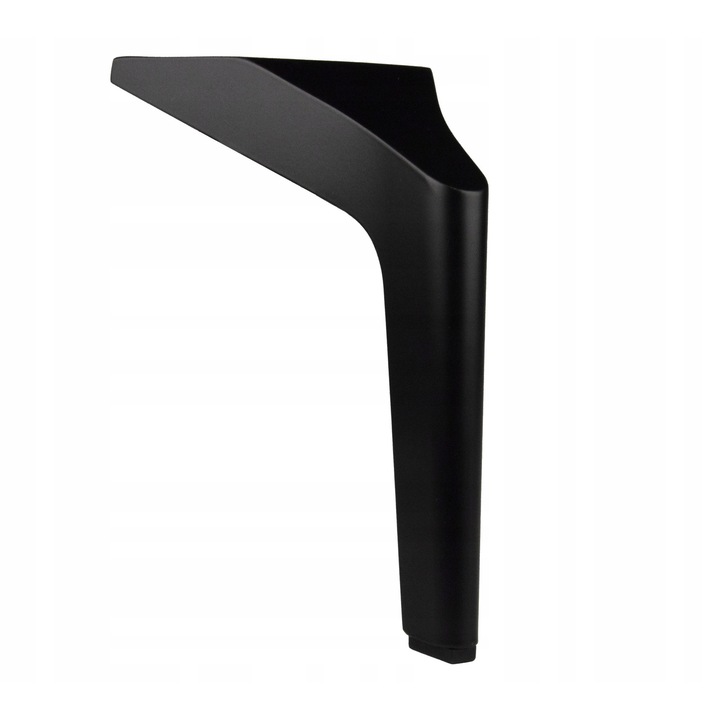 Smartt SL041 bútorláb, fém, matt fekete, 18cm, döntött