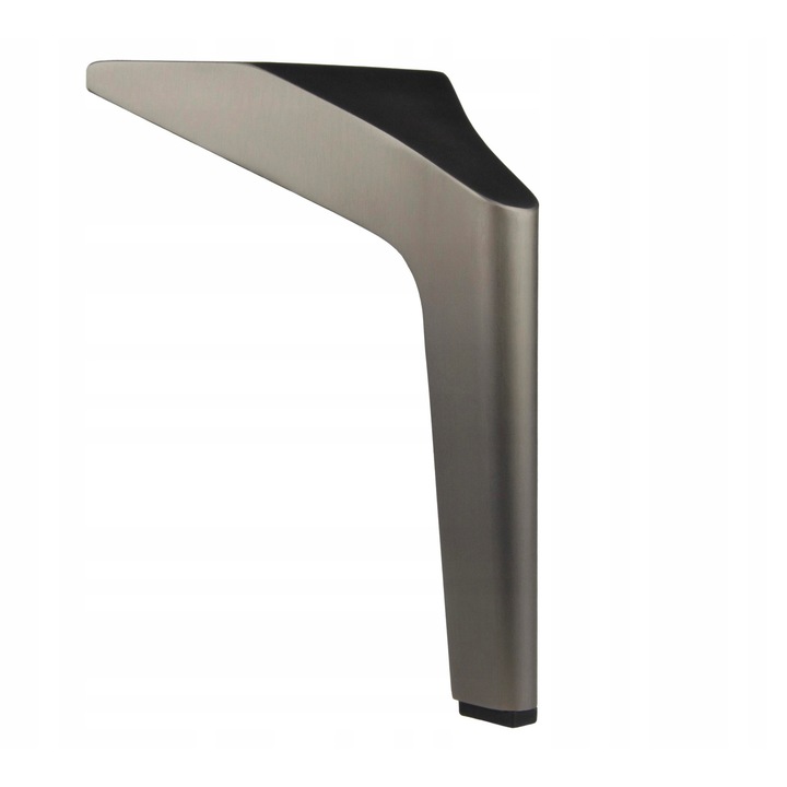 Smartt SL041 fém bútorláb, fekete, 18cm, döntött