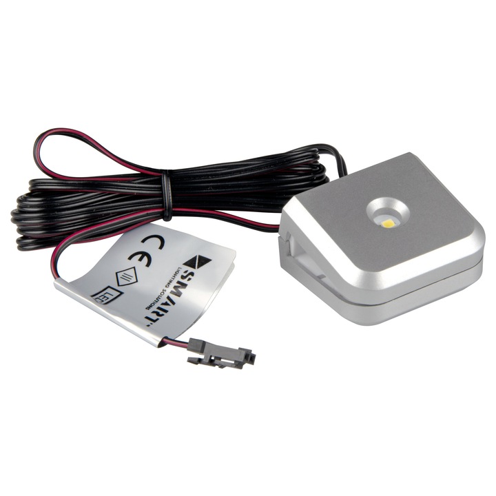 Clip LED 3D Smartt, hideg fehér világítás, ezüst, 6-8mm, 2m