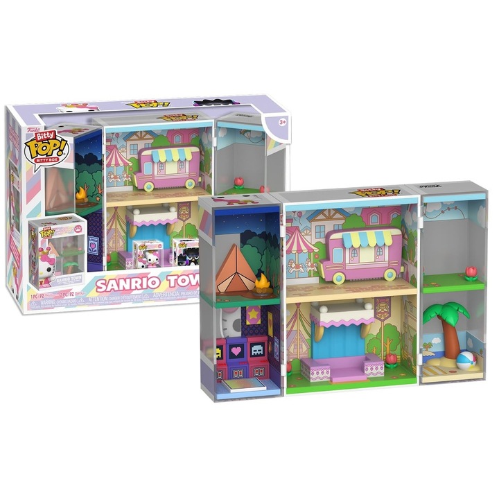 Figurina Funko Sanrio Bitty Boxes, colectie Sanrio Town, multicolor, 7cm