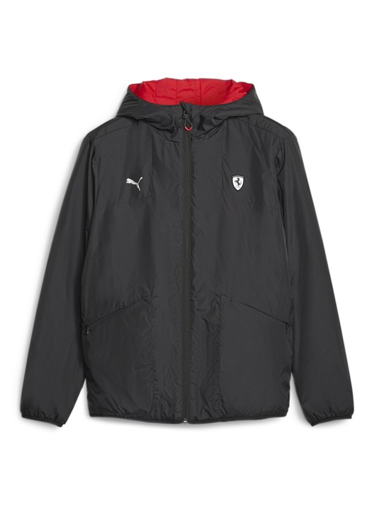 Мъжко яке, Puma, Ferrari Style Reversible, водоустойчиво, леко, черно, найлон