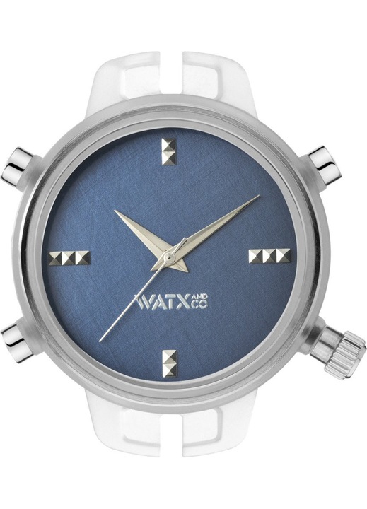 Ceas dama WATXANDCO RWA7036 transparent albastru 43mm