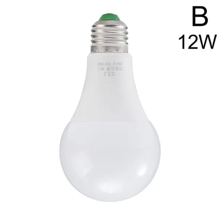 LED izzó radar mozgásérzékelővel, 12W, hideg fehér, E27, 6x12.3cm