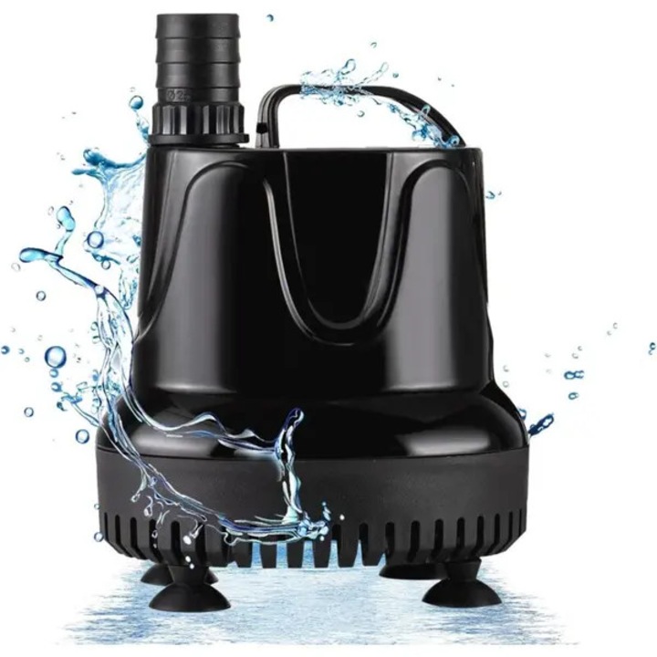 Mini merülő vízpumpa 600L/H csendes kerámia 9.7x9.1x11.2cm fa