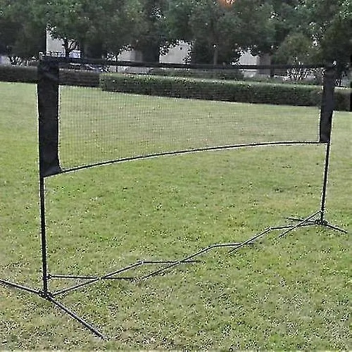 Professzionális tollaslabda háló, 5.9x0.79m, sötétvörös és zöld