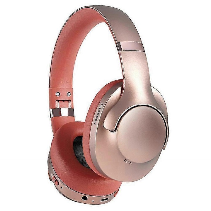 Vezeték nélküli Bluetooth 5.3 fejhallgató, ANC, összecsukható, fekete, 0.405kg