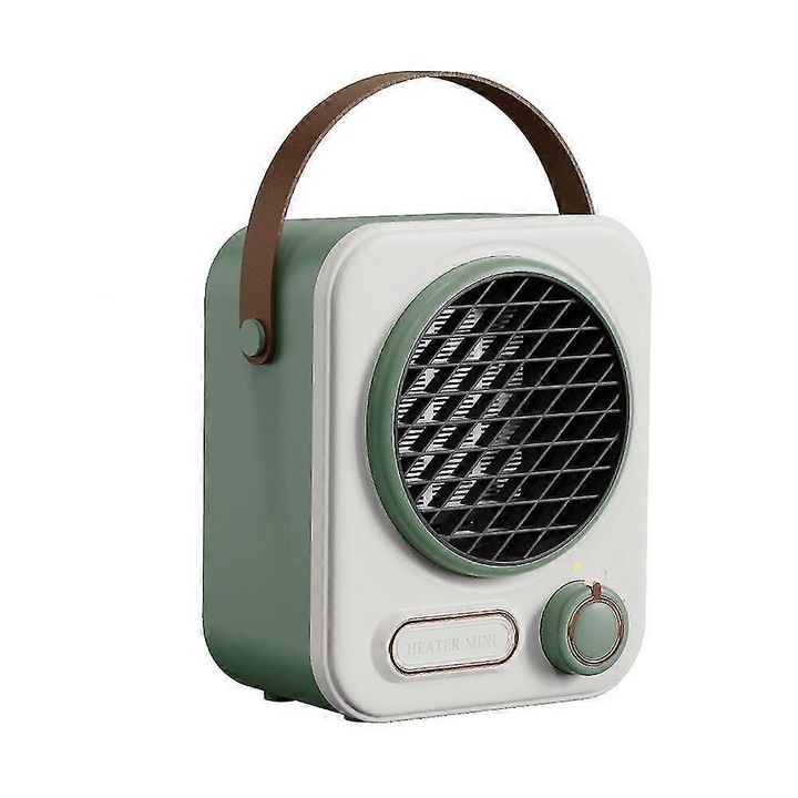 Mini hordozható hősugárzó, 1000W, fehér, 16x19x10cm