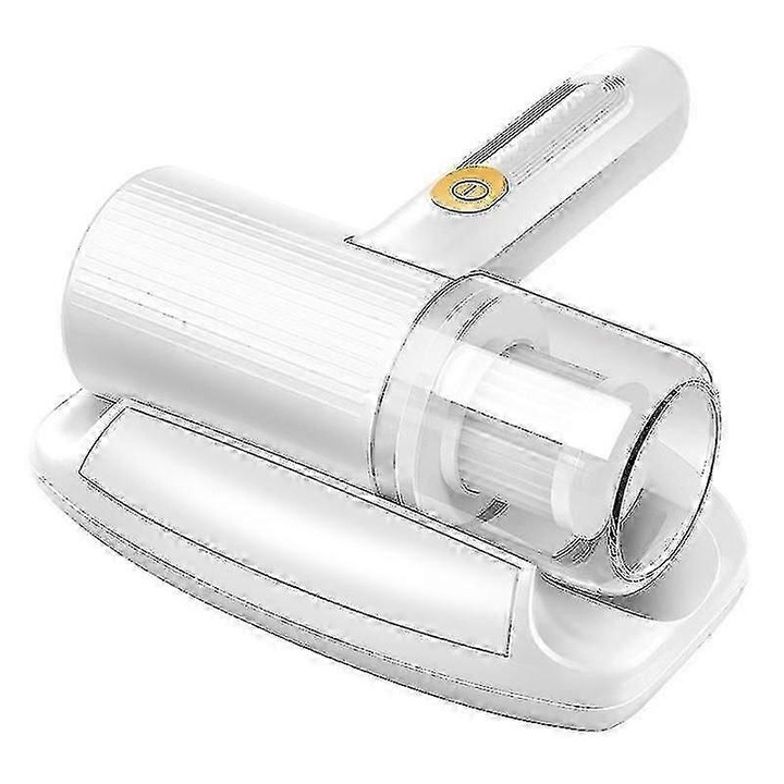 Aspirator portabil fara fir, capacitate 2000mAh, alb-verde, 23x22.5x11cm