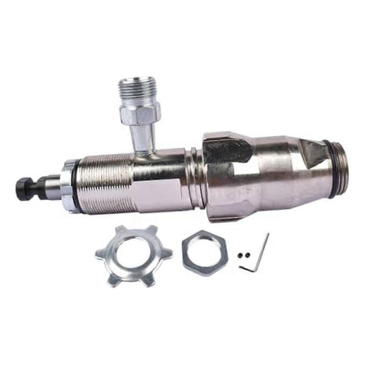 Set pompa metalica pentru pulverizator vopsea airless argintiu