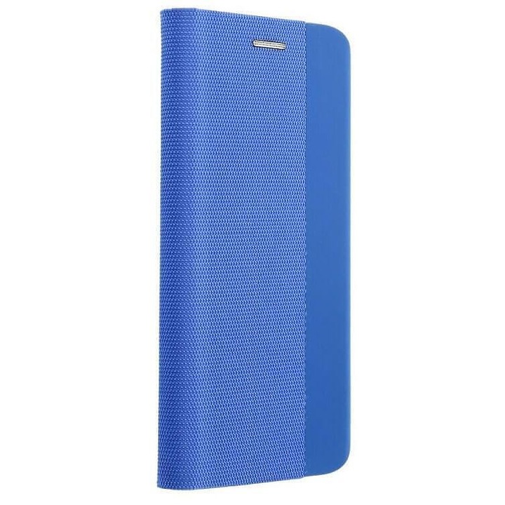 Luxus tok iPhone 15-höz, Sensitive Book Case, Kék
