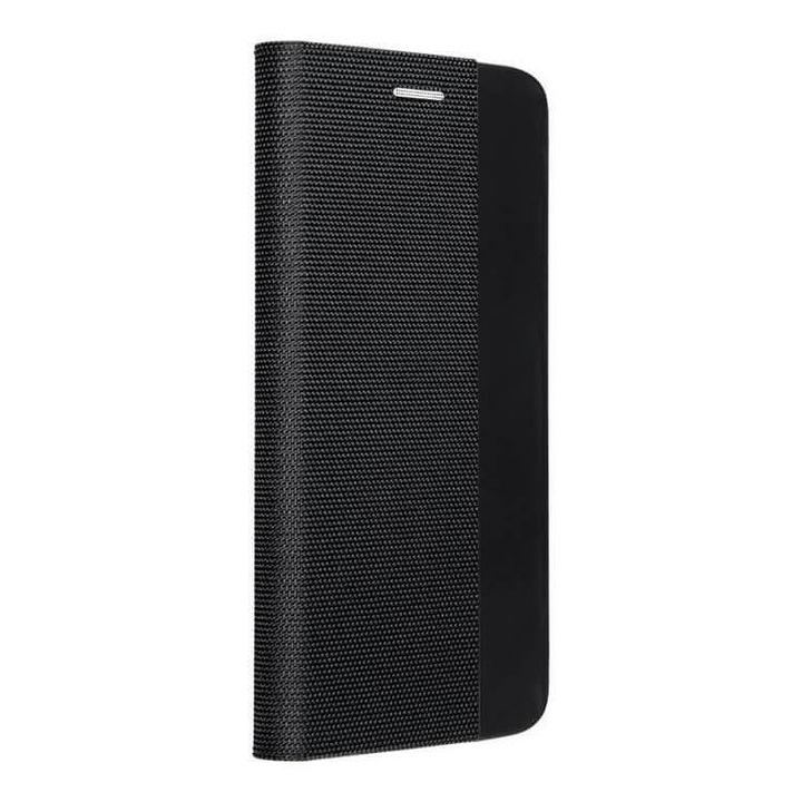 Luxus tok Samsung S24 Ultra-hoz, Sensitive Book Case, Fekete