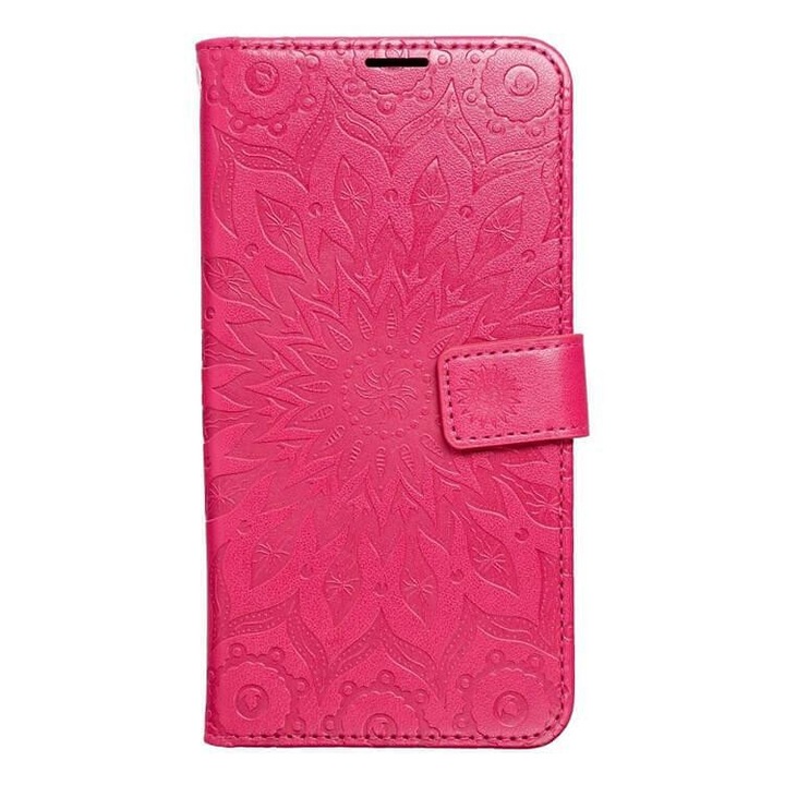 Bőrtok Samsung A25-höz, Forcell Mezzo Book Case, Piros