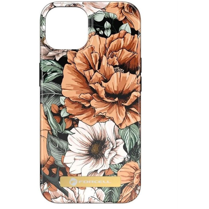 Forcell F-Protect Mirage Bloom Bush Magsafe tok iPhone 15-höz, Színes