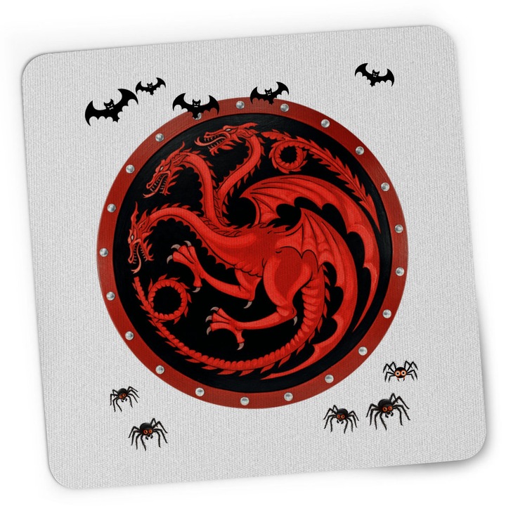 Gaming egérpad Game of Thrones Targaryen Sigil, 21x19cm