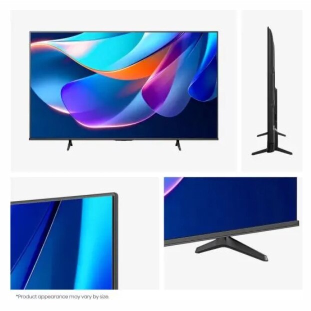 Televizor Hisense 43" A6S, 4K Ultra HD 3840x2160, DLED, DFA, Precision Colour, HDR 10+, HLG, Dolby Vision, Senzor de lumină, Smart TV, WiFi, BT, AnyView Cast, Mod Gaming, 1xHDMI2 eArc, 3xHDMI, 2xUSB, LAN, CI+, DVB-T2/C/S2, Negru 43A6S