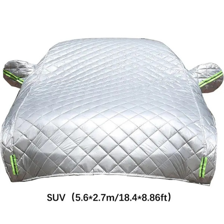 Husa auto protectie completa, impermeabila, argintiu, 5,2x2,5m