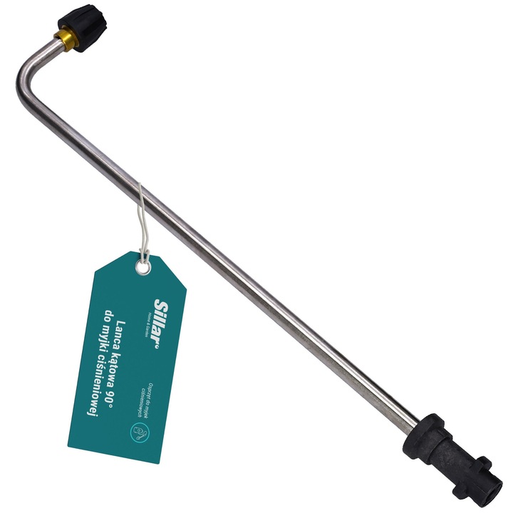 Lance de spalat cu presiune unghi 90° SILLAR inlocuitor pentru Karcher K2 - K7, filet M18