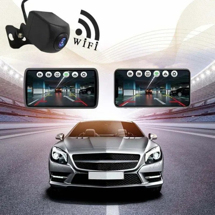 Camera pentru marsarier wireless Wi-Fi K0544-260714-1497-FDC, HD, vedere nocturna 5–10 m, IP67 vant/apele, unghi 120–150°, H.264, alimentare DC 12V, compatibil iOS/Android, negru