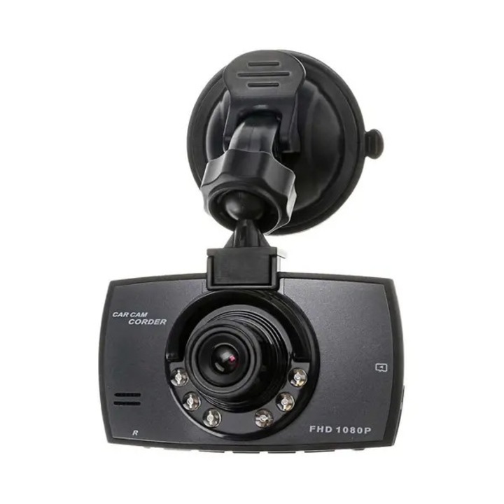 Autós DVR kamera, dupla elöl-hátul, éjjellátó, fekete, 2.2 inch, 480P