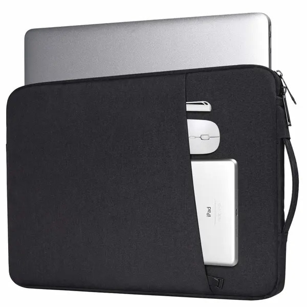 Husa laptop 13.3 inch, neagra, rezistenta la apa, 36x26x3cm