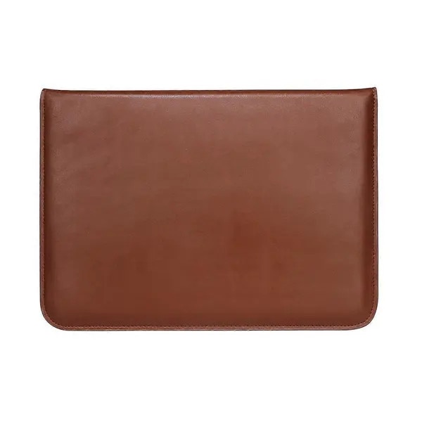 Husa tip plic pentru laptop PRE-CJk0515-26-0806-1151, din PU piele, captuseala moale, flap convertibil in suport, compatibila MacBook Air 13,3 / MacBook Pro 13,3 / iPad Pro 12,9, maro