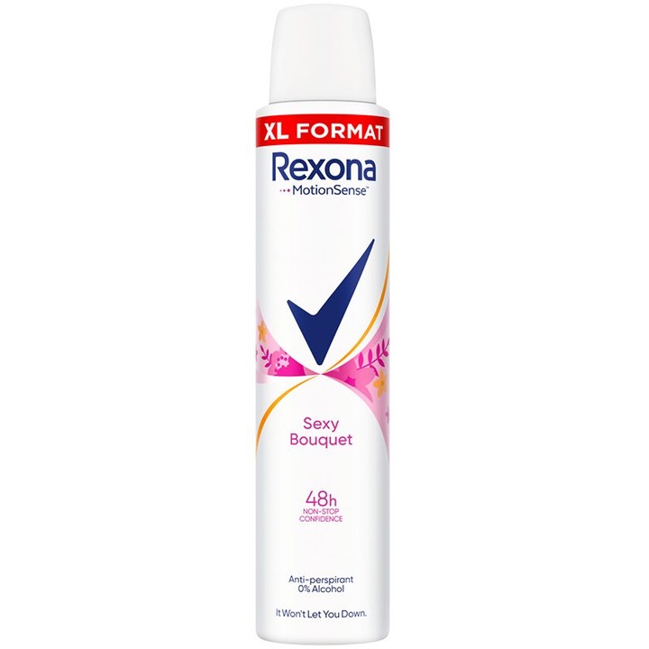Антиперспирант дезодорант, Rexona, 200 ml Sexy Bouquet