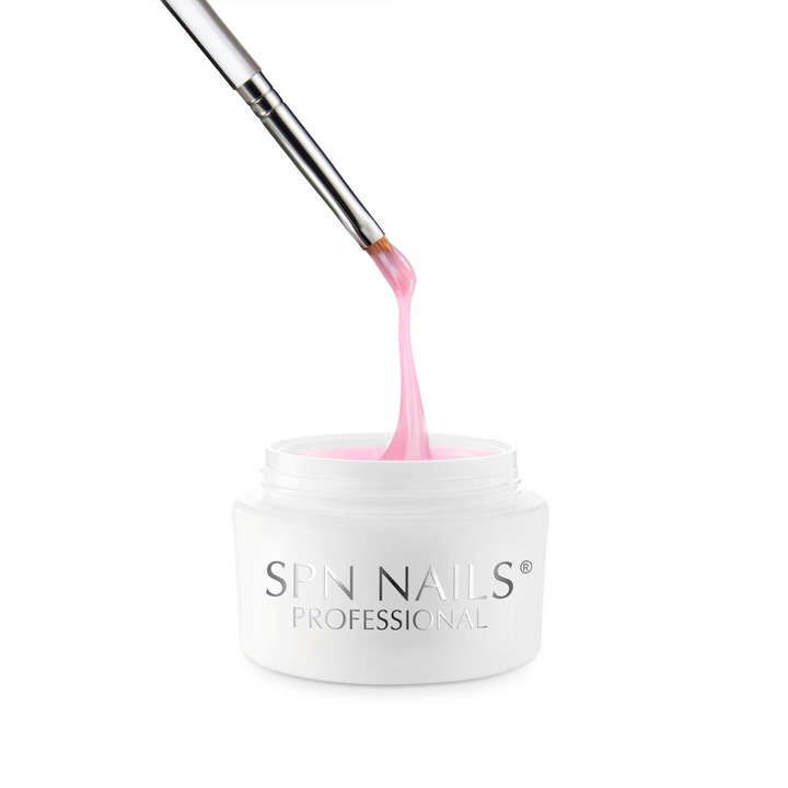 Gel unghii SPN Nails Ultra Blush roz natural 15g