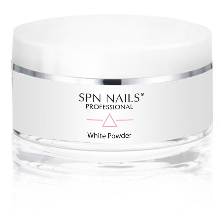 SPN Nails akril por, fehér, 200g
