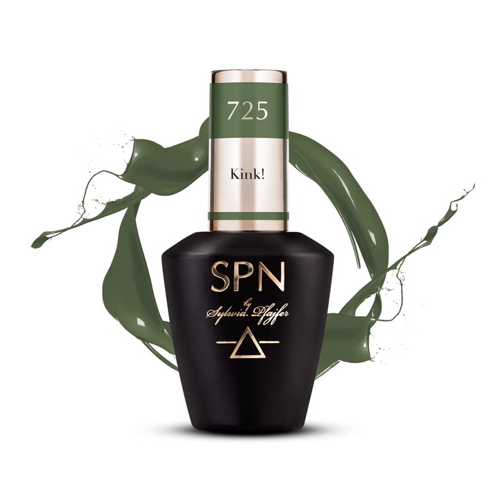 Lac de unghii SPN Nails Kink verde inchis 8ml