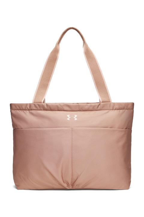 Under Armour, Geanta tote cu finisaj rezistent la apa Studio Lite, Bej inchis