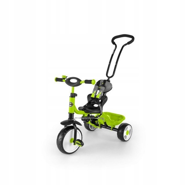 Tricicleta Milly Mally Boby Verde - Siguranta si Confort