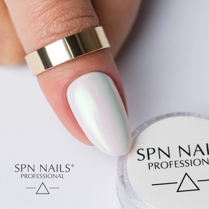 SPN Nails Aurora 06 körömpor, unikornis hatás, sárga, 3g