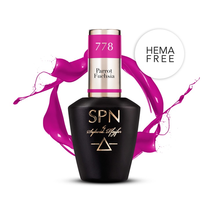 Lac de unghii hybrid SPN Nails Parrot Fuchsia 8ml