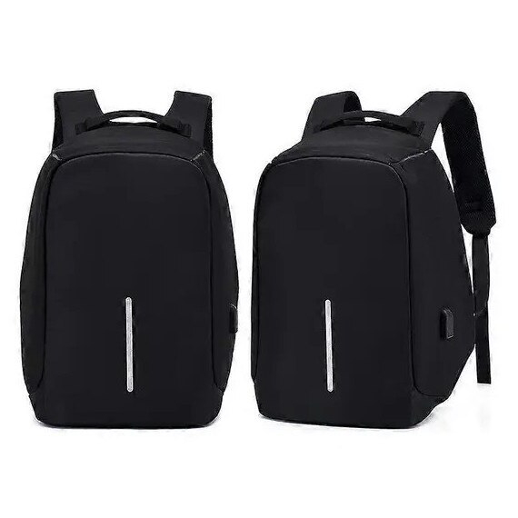 Rucsac laptop business travel, ergonomic, negru, 30x45x14cm