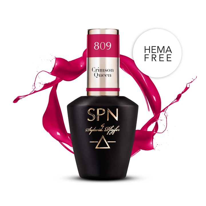 Oja semipermanenta SPN Nails Crimson Queen bordo 8ml