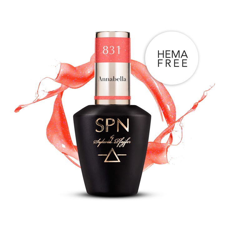 Oja semipermanenta SPN Nails 831 Annabella coral 8ml