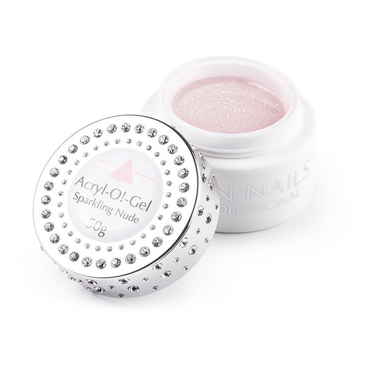 SPN Nails Sparkling Nude csillámos gél köröm 50g