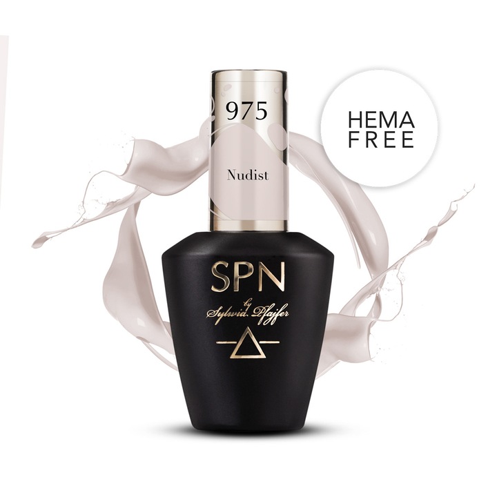 SPN Nails 975 Nudist bézs félpermanens körömlakk 8ml