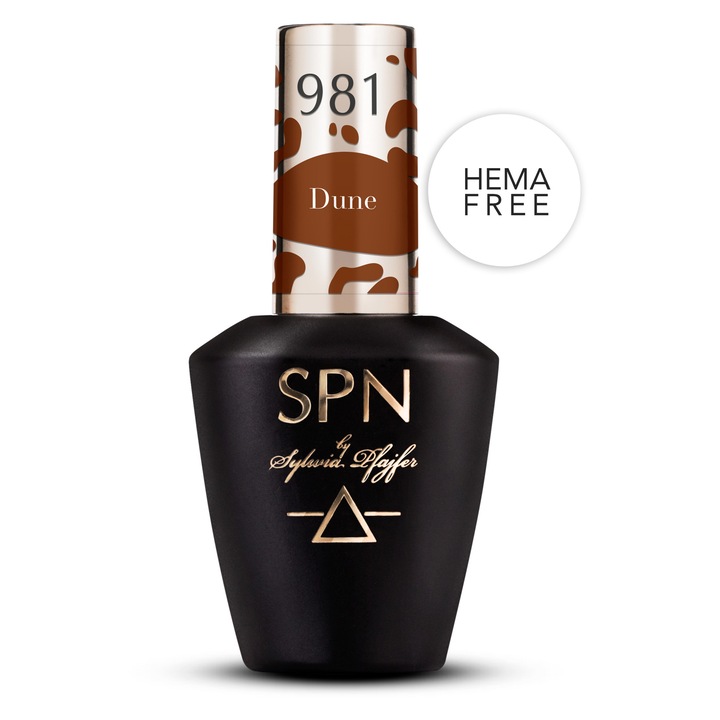 SPN Nails 981 Dune gél lakk, világosbarna, 8ml