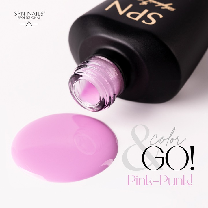 SPN Nails Pink-Punk gumi alaplakk pasztell rózsaszín 10ml