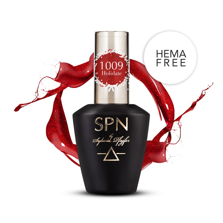 SPN Nails körömlakk 1009 Holidate piros 8ml