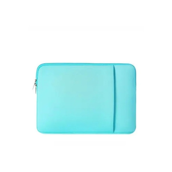 Laptop tok 12 hüvelykes, égszínkék, vízálló nylon, vékony és könnyű
