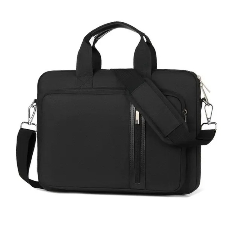 Laptoptáska 13.3-15.6 hüvelyk, nylon, fekete, 36x27x3.5 cm