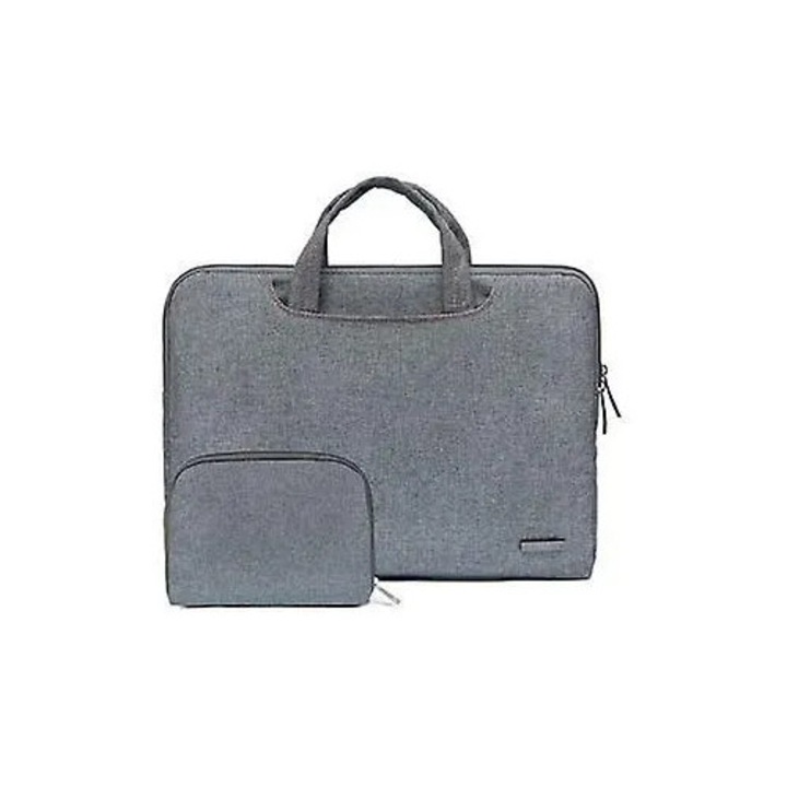 Laptop táska 15.6 hüvelyk, szürke, 39x27.5x3 cm
