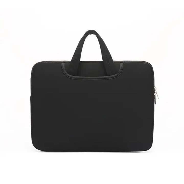 Fekete vízálló laptop táska 12x23cm 13x25cm 14x26.5cm 15.6x29cm 17x33cm