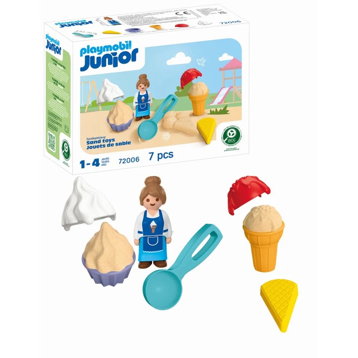 Playmobil Junior Играчки за пясък за любители на сладолед