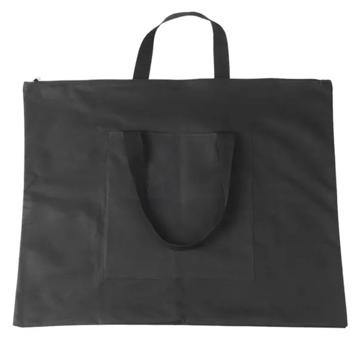 Geanta pentru planse A2, panza Oxford, negru, 54x67cm
