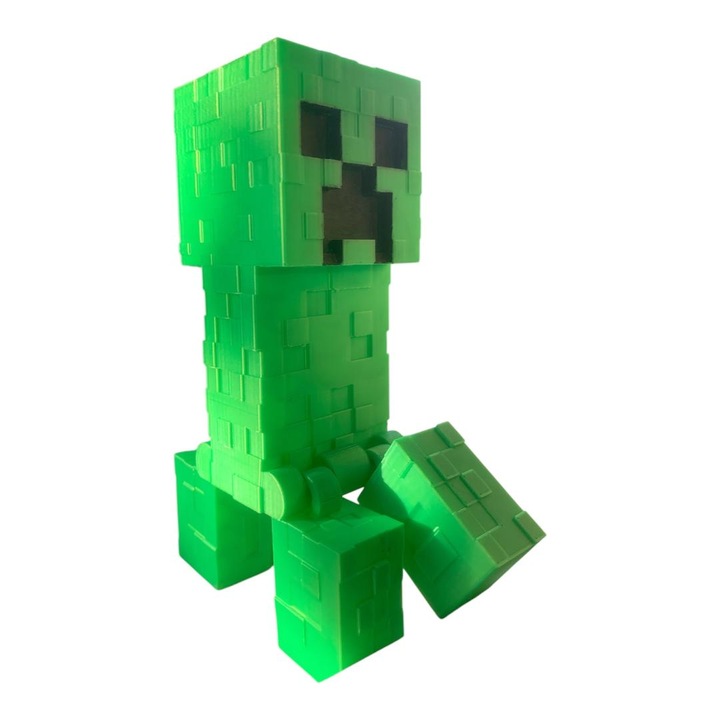 Rugalmas Creeper figura 18 cm, artikulált, texturált