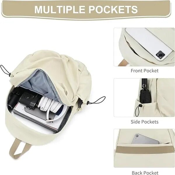 Rucsac multifunctional unisex, rezistent la apa, compartiment laptop 14 inch, 43x35x18cm