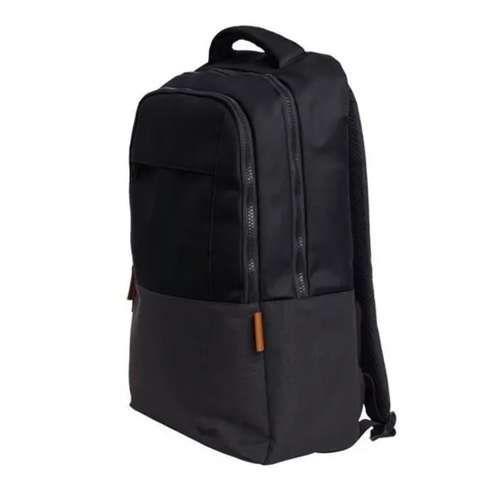 16 hüvelykes laptop hátizsák védett rekesszel, városi design, fekete